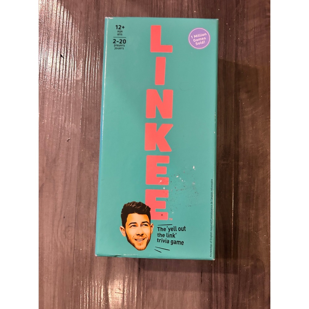 Sealed Linkee Trivia Party Game Big Potato Games Nick Jonas Family Board Game